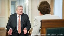 Bundespräsident Joachim Gauck in DW-Interview mit Dagmar Engel. Copyright: Bundespresseamt/Jesco Denzel