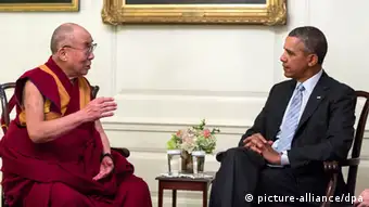 Barack Obama empfängt den Dalai Lama