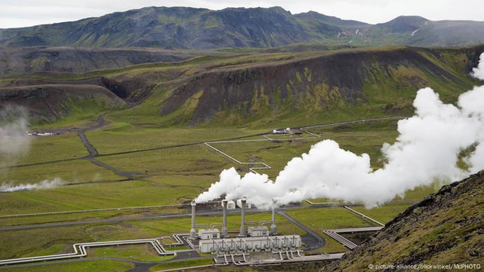 A geothermal plant in Iceland