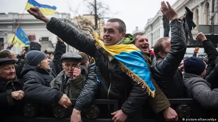 Ukraine Reaktionen auf Neuwahlen 22. Feb. 2014