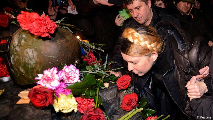 Ukraine Julia Timoschenko Rede Maidan 22. Feb. 2014