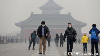 Smog in Peking China 24.02.2014