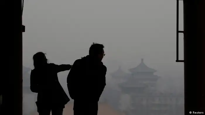 Smog in Peking China 24.02.2014