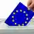 Избирательный бюллетень с флагом Евросоюза