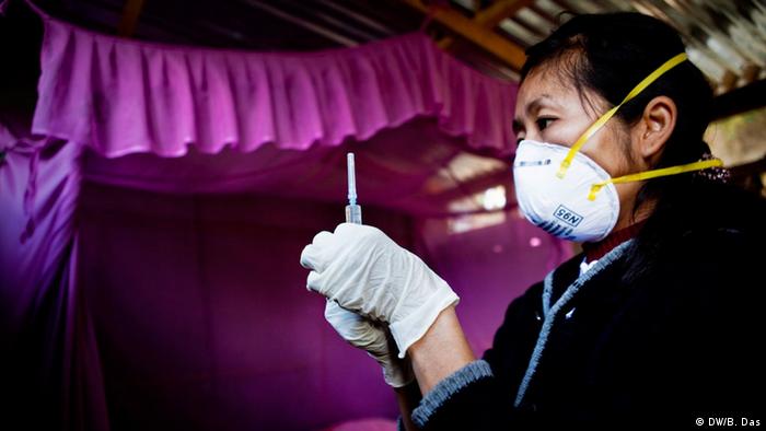Bekämpfung von TB in Indien und die Behandlung von betroffenen Patienten