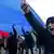 Pro russische Demonstration in Simferopol auf der Krim
