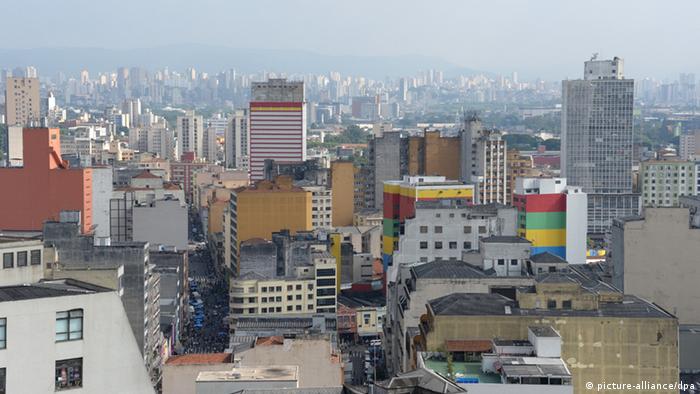 Panorama de la metrópoli brasilera de Sao Paulo.
