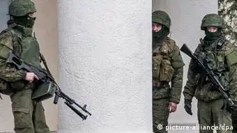Soldaten auf der Krim