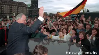 Audioslideshow Helmut Kohl Bundeskanzler Kohl in Dresden