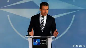 Anders Fogh Rasmussen NATO Russland Ukraine Krise Pressekonferenz