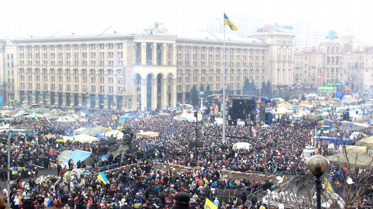 Киевский Майдан за целостность Украины и против войны с Россией – DW –  03.03.2014