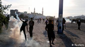 Protests with teargas