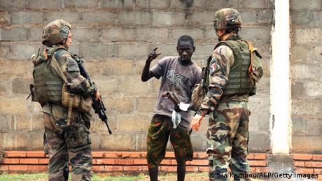 French troops in Central Africa