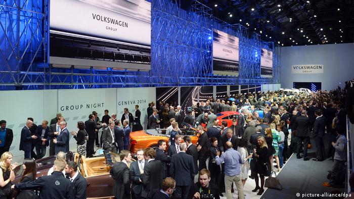 Geneva Motor Show, 2014.  Volkswagen Hall