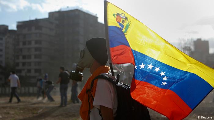 Wir lassen uns nicht vertreiben - Maduro-Gegner in Caracas (Foto: rtr)