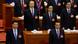 Xi Jinping con miembros de su Gobierno. Xi Jinping con miembros de su Gobierno.