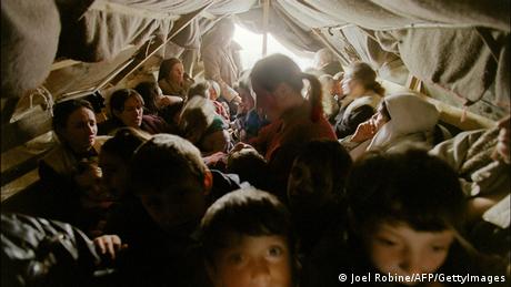 Bildergalerie Kosovo Krieg 15 Jahre Flüchtlinge Grenze Albanien