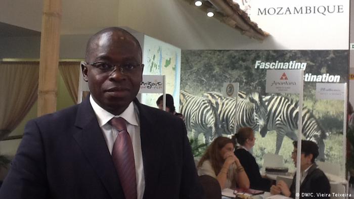 Hiuane Abacar, diretor do Instituto Nacional do Turismo em Moçambique, na ITB em Berlim