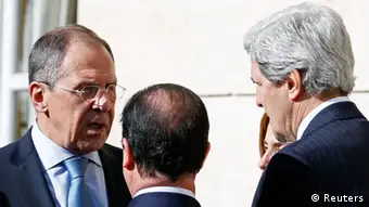 Paris Treffen Außenminister Ukraine 5.3.2014 Kerry Lawrow