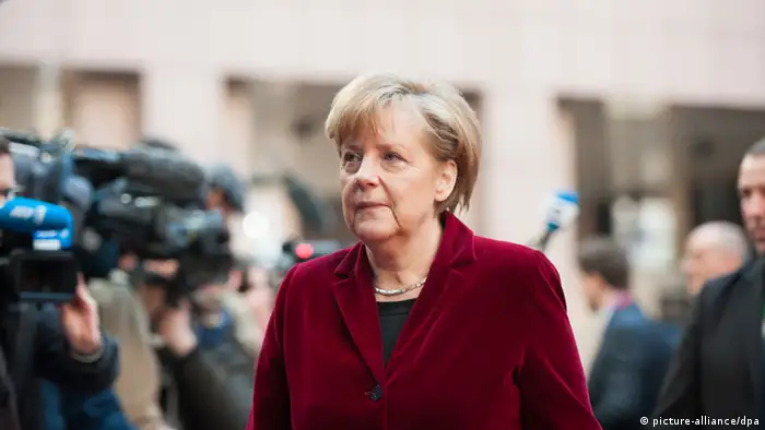 EU Krisengipfel zu Ukraine 06.03.2014 Brüssel Merkel