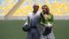 Brasilianische Musiker: Rapper Pitbull und Sängerin Claudie Leitte Brasilianische Musiker: Rapper Pitbull und Sängerin Claudie Leitte
