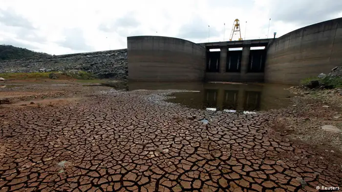 Trockenheit Brasilien Sao Paulo Wasser Damm