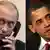 Wladimir Putin und Barack Obama am Telefon