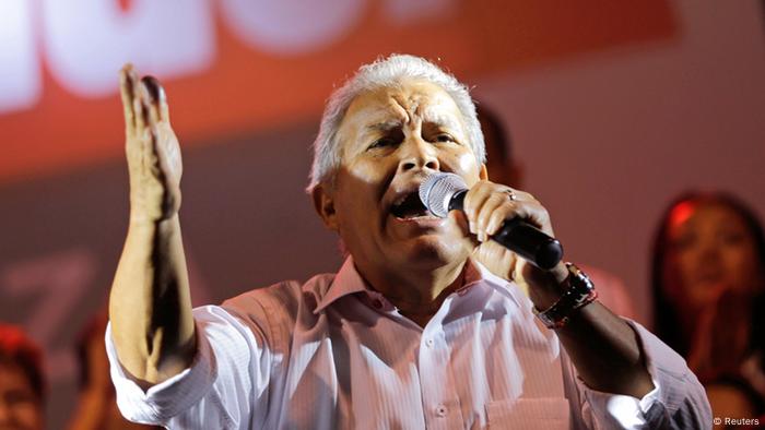 Salvador Sánchez Cerén fue el candidato del FMLN.