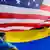Američka i ukrajinska zastava