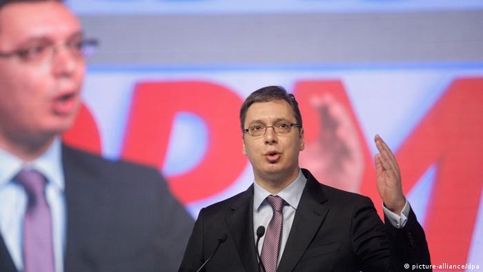 serbischer Politiker Aleksandar Vucic