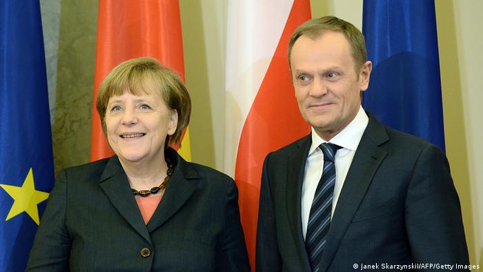 Merkel und Tusk 12.03.2014