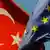 türkische und EU-Flagge Foto: picture-alliance/dpa