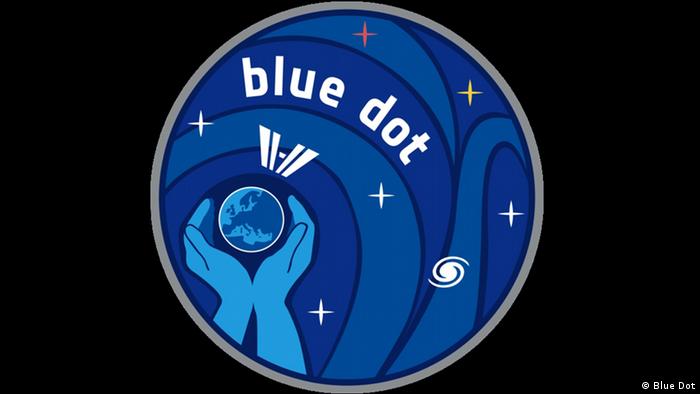Logo zur Blue Dot-Mission