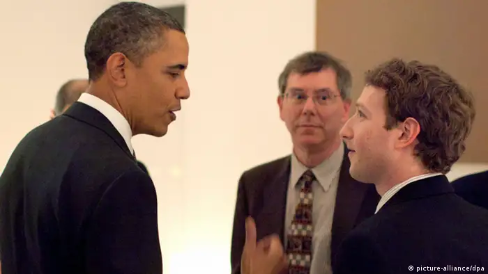 Barack Obama und Mark Zuckerberg