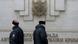Guards outside the Crimean parliament Guards outside the Crimean parliament