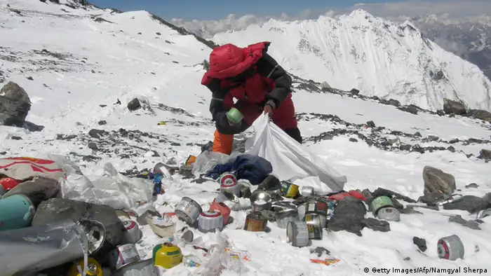 Mount Everest Müll