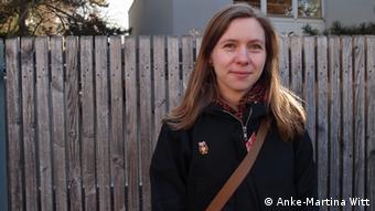 Die 27-jährige Isländerin María Óskarsdóttir studiert in Hannover Mathematik und hat zwei Kinder (Foto: DW/Witt)