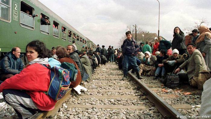 Bildergalerie Kosovo Krieg 15 Jahre 01.04.1999 Flüchtlinge