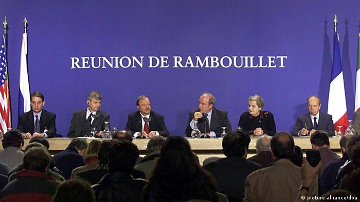 Bildergalerie Kosovo Krieg 15 Jahre 20.02.1999 Rambouillet