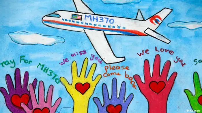 Malaysia Flugzeug Suche Kinder Plakat