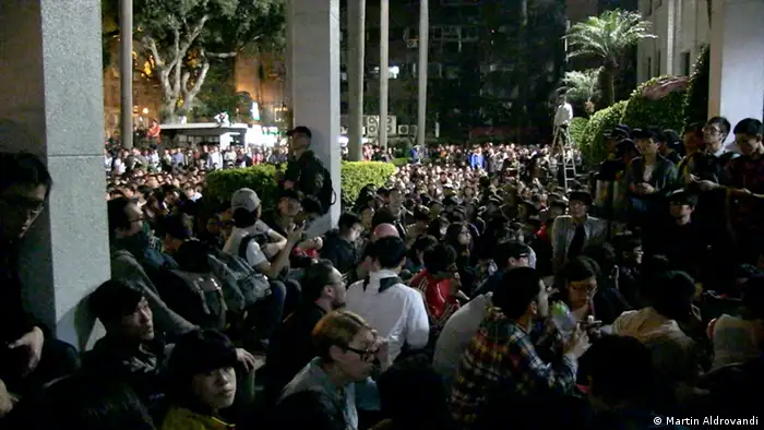 Taiwan Taipeh Studentenproteste 19.03.2014