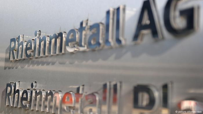 Das Logo von Rheinmetall am Firmensitz in Düsseldorf (Foto.dpa)