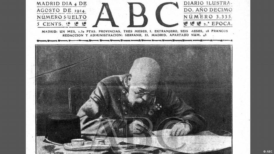 España 1914: la guerra de las palabras | Primera Guerra Mundial | DW |  
