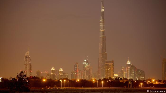 Ein Blick auf Burj Khalifa, das größte Gebäude der Welt. Foto: Christopher Furlong/Getty Images
