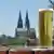 Catedral de Colônia e copo de kölsch