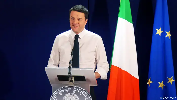 EU-Gipfel Brüssel 21.03.2014 Matteo Renzi