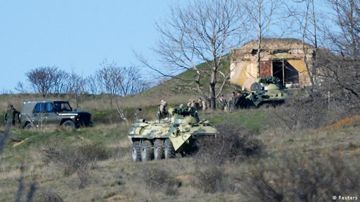 БТРы под Бельбеком