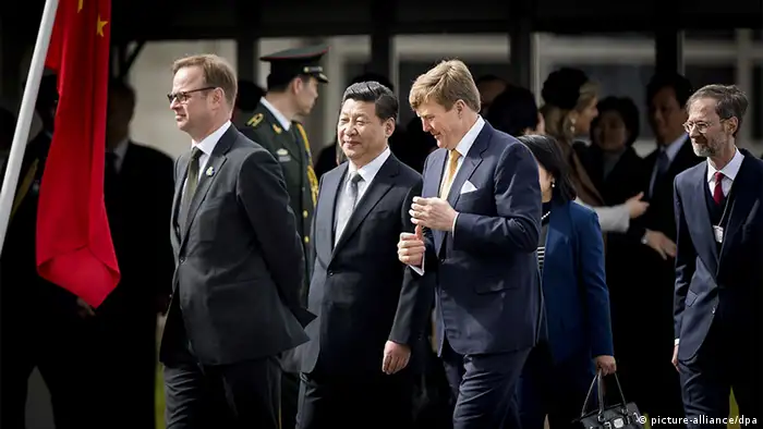 Xi Jinping Staatsbesuch Niederlande König Willem Alexander