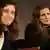 Надежда Толоконникова и Мария Алехина на пресс-конференции в Мюнхене