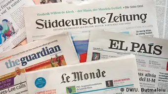 International newspapers (photo: Ulrike Butmaloiu).